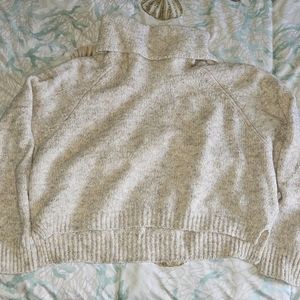 Tan cropped sweater